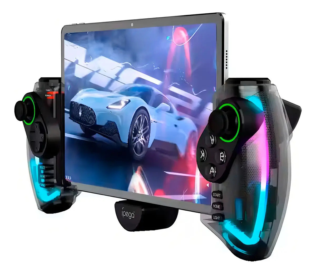 Controle Gamer Multifuncional Sem Fio Bluetooth RGB Ípega PG-9777S