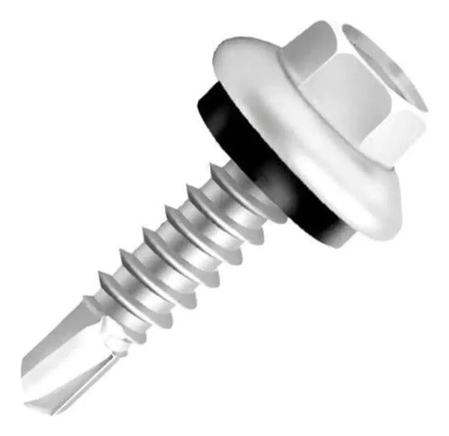 Parafuso Autobrocante Hard Hardseal PB 12 Sextavado TCP3 EPDM – 100 Peças – foto 5