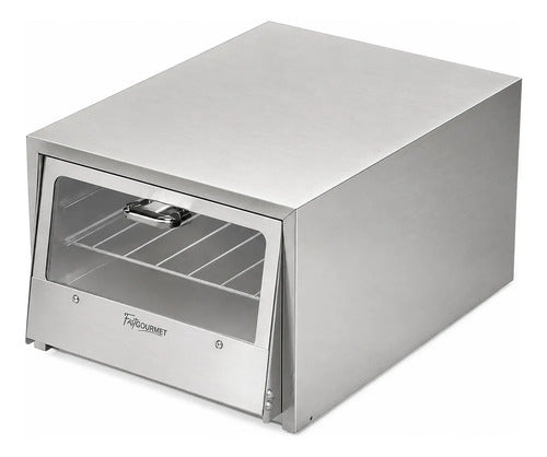 Forno Industrial Pequeno Inox C/ Tampa De Vidro Bp Fast Gorm