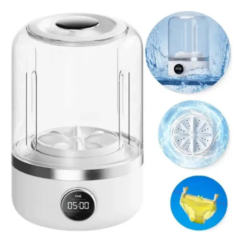 Mini Máquina de Lavar Portátil 1,2L 10W 5V 1.5A Oasis OIH-5611