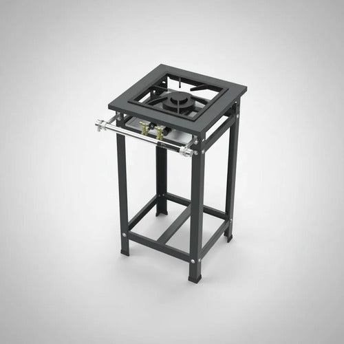 Fogão Industrial 1 Boca Qd Baixa Pressão Perfil 7 Pintado