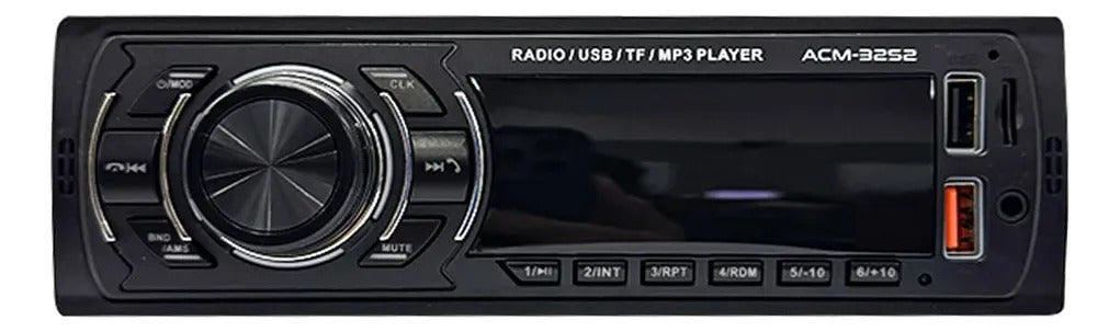 Som Automotivo Rádio Bluetooth USB SD MP3 P2 25W com Controle Remoto Aiker ACM-3252