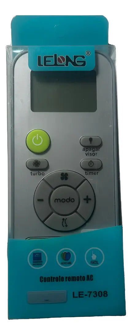 Controle Remoto para Ar-Condicionado Compatível com Consul Split Lelong LE-7308