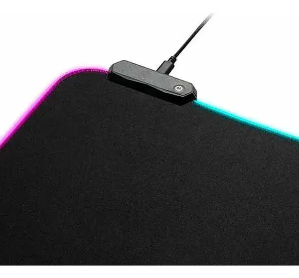 Mouse Pad Gamer RGB Tamanho M Borracha Antiderrapante Knup KP-S012 Preto