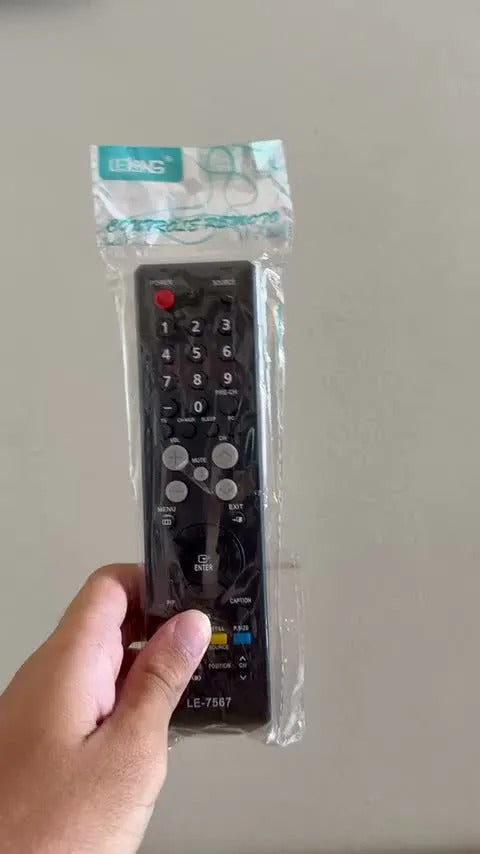 Controle Remoto Compatível com TV Samsung LCD, LED e Plasma Lelong LE-7567