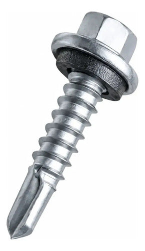 Parafuso Autobrocante Sextavad 14x1.1/2 Epdm Hardseal – 2000 Peças – foto 2