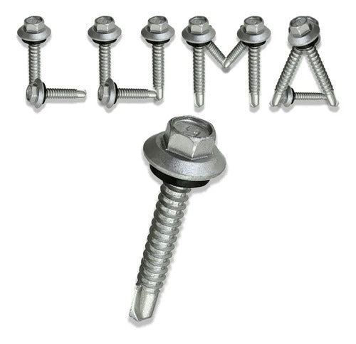 Parafuso Brocante Costura Hard 6mm Hexagonal Hardseal/durs – 100 Peças – foto 1