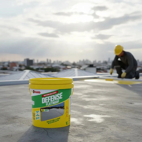 Impermeabilizante Hard Defense Flatroof para Telhado Metálico 12 L – foto 2