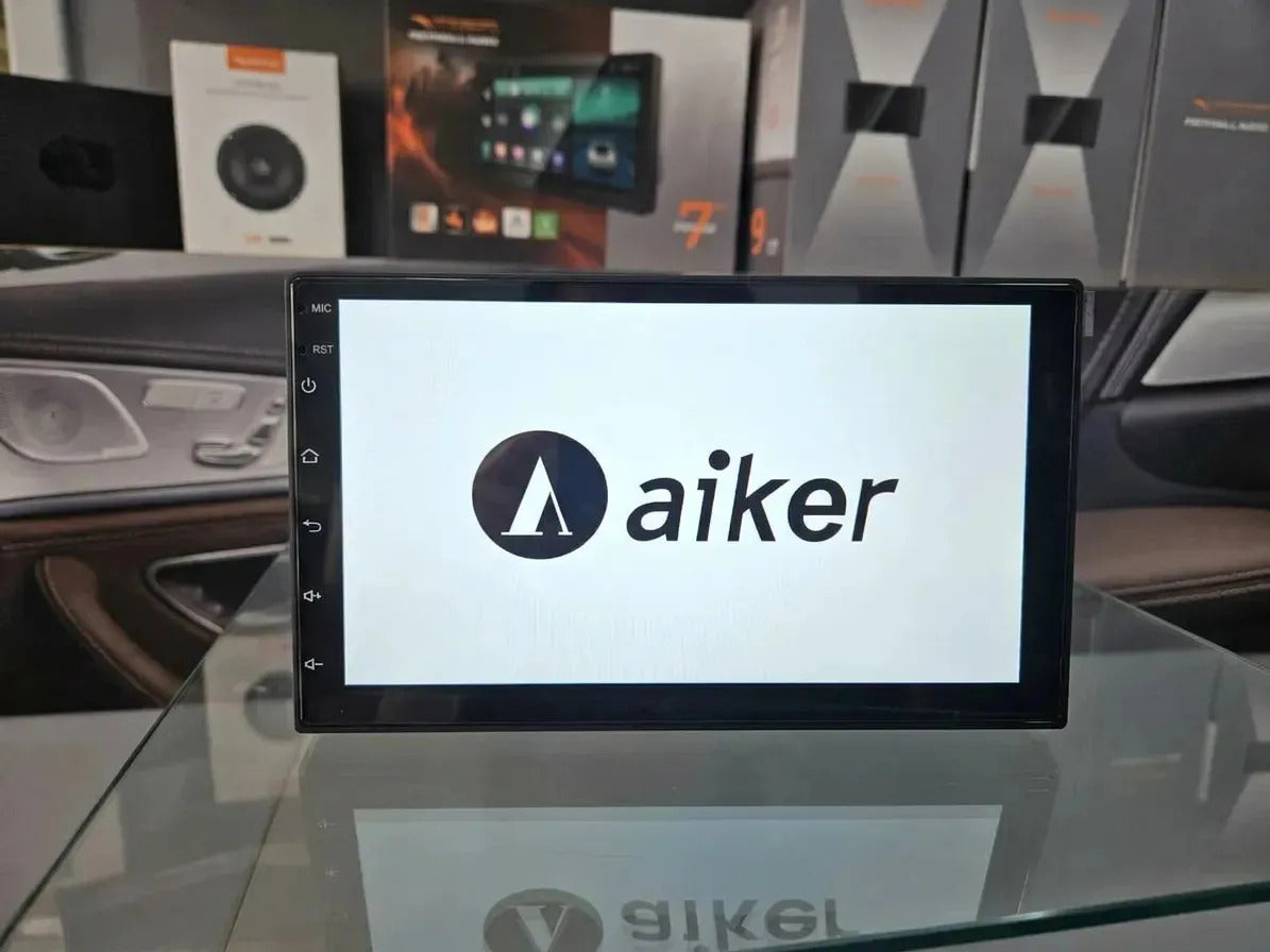 Central Multimídia Automotiva 7" Touch Bluetooth CarPlay Android Auto Aiker ACM-5072