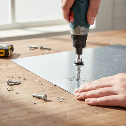 Parafusos Hexdrill Pb 1/4 X 7/8 Hwh Zincado Hard – 100 Peças – foto 4