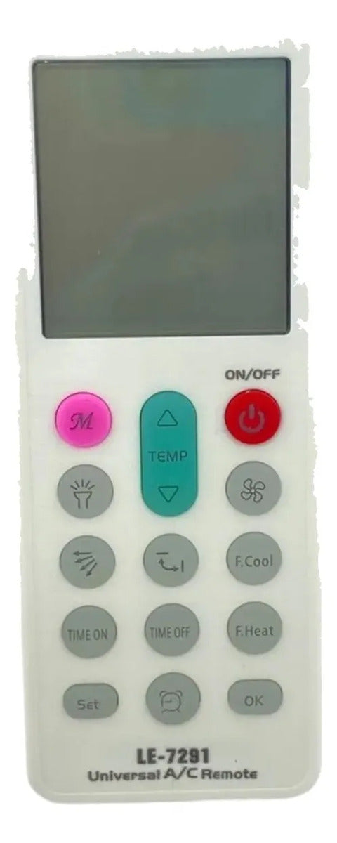 Controle Remoto Universal para Ar Condicionado com Display LCD Lelong LE-7291