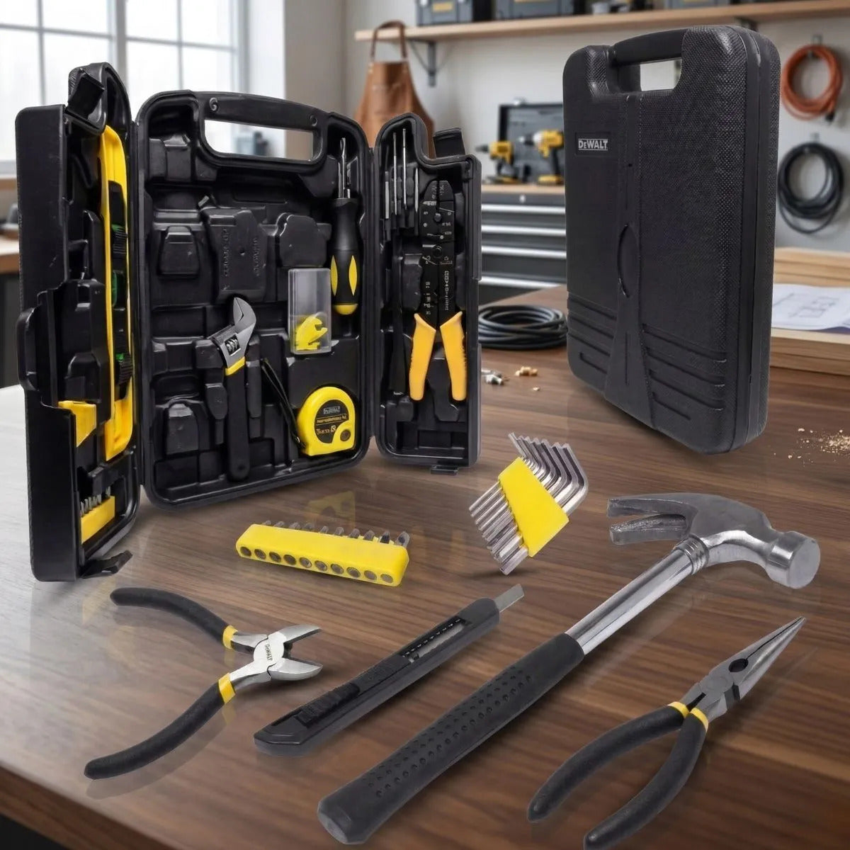 Kit de Ferramentas com 126 Peças em Estojo para Reparos Domésticos e Automotivos Bomvink BOM-3907
