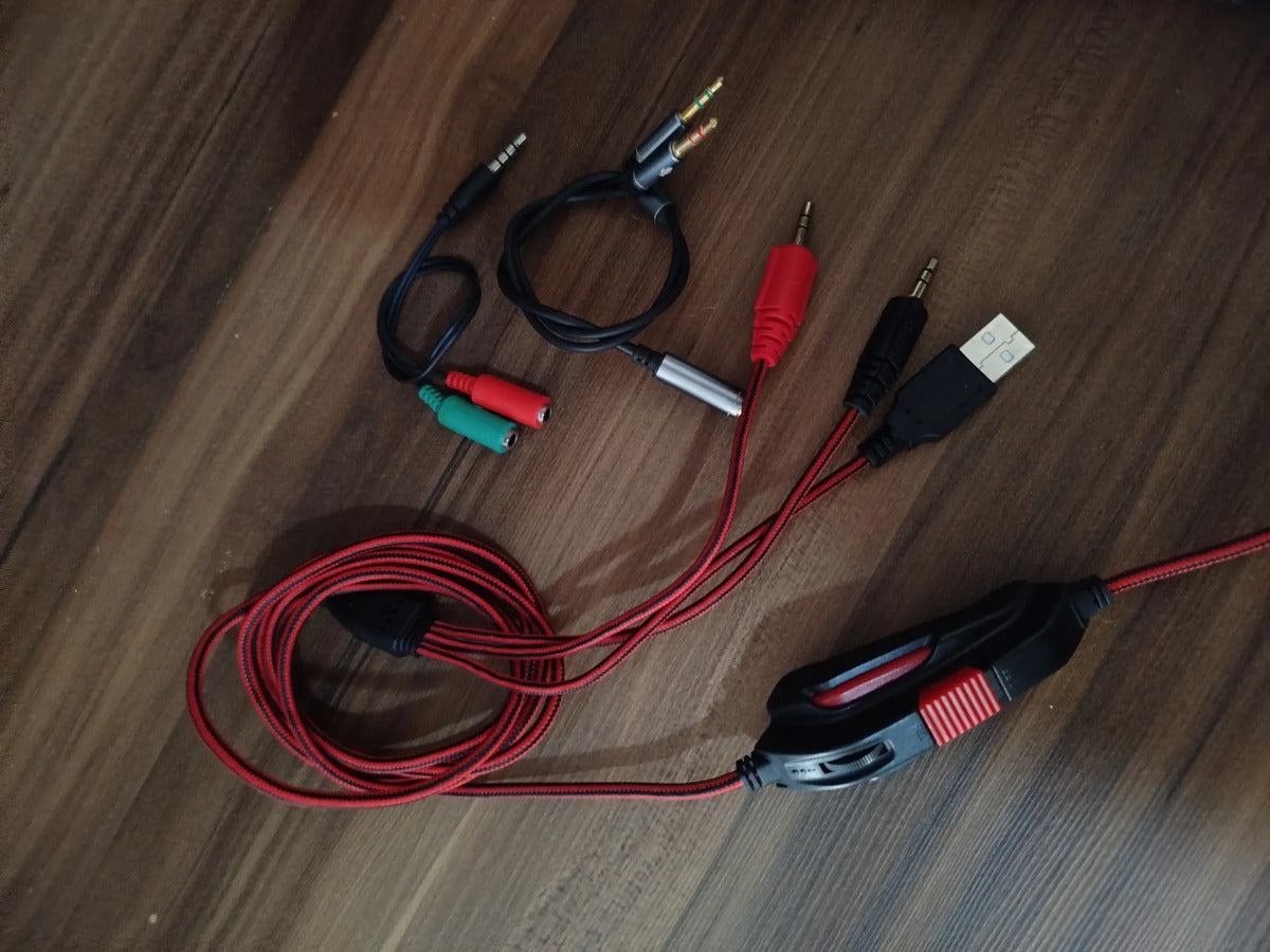 Headset Gamer RGB USB com Microfone e Cabo de 2 m Knup KP-397