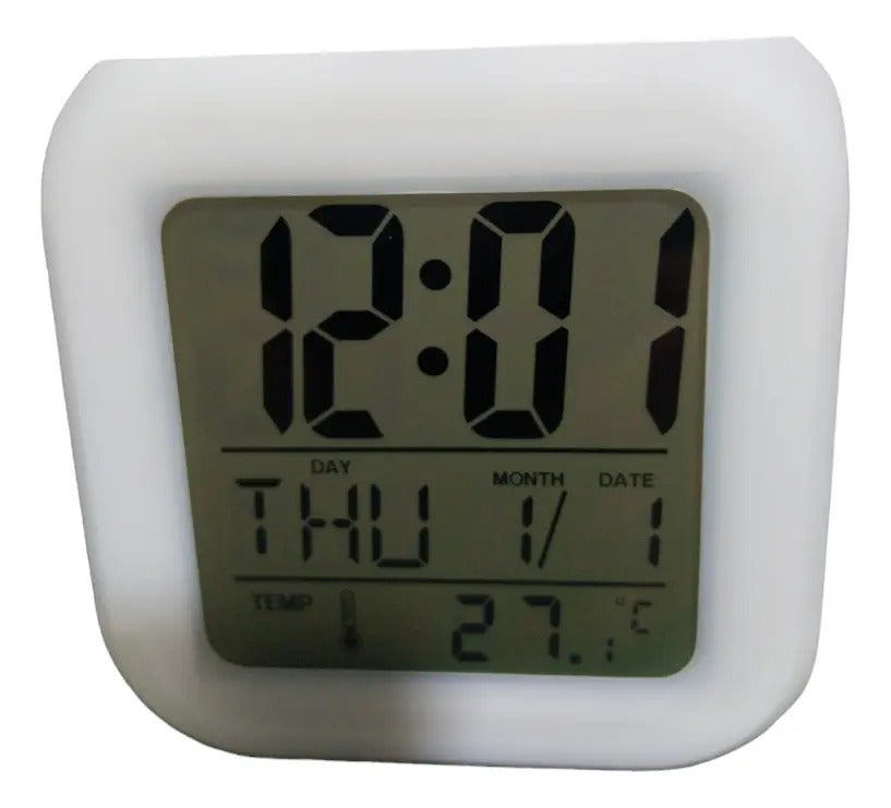 Relógio de Mesa Digital com Iluminação RGB Luatek ZB-1008