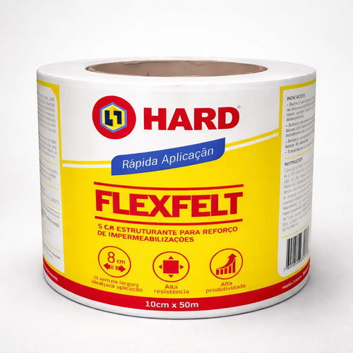 Tela De Reforço Flexfelt Hard 100mm X 50m 600 Branco – foto 5