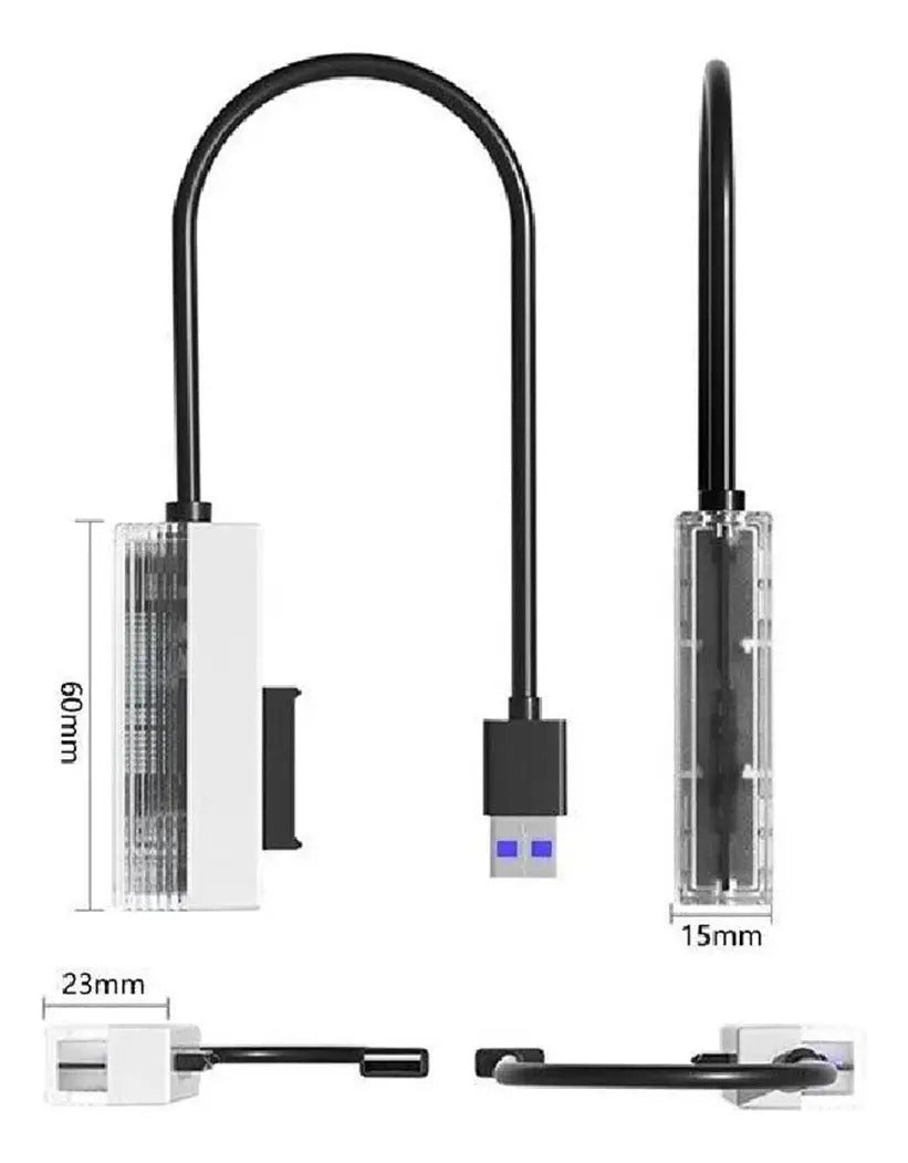 Cabo Conversor Adaptador SATA para Type-C USB 3.0 para HD 2,5 Polegadas Knup KP-HD827/C