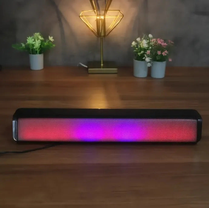 Caixa de Som para Computador e Notebook com Iluminação RGB 5V 6W Knup KP-RO832