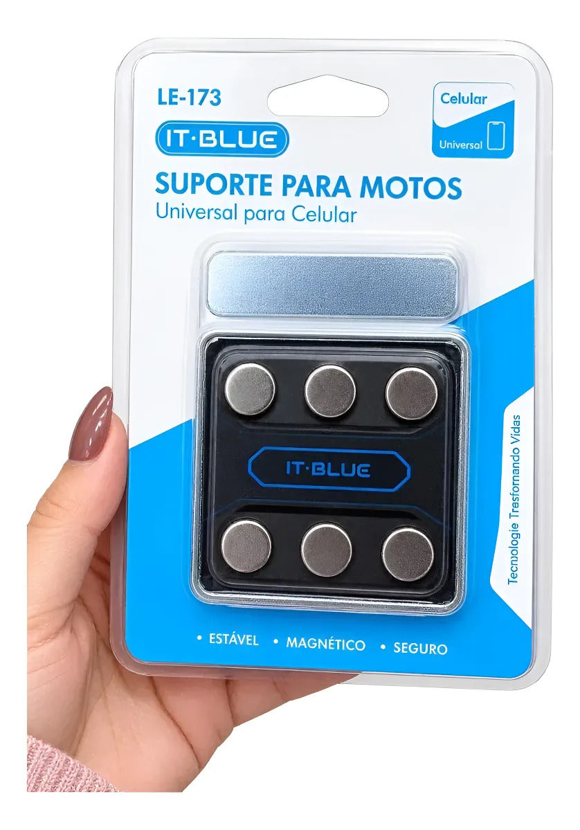 Suporte Magnético Universal para Celular de Moto It-Blue LE-173