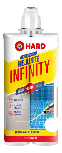 Rejunte Infinity Pro Branco 330 Ml Hard Banheiro Piso – foto 1
