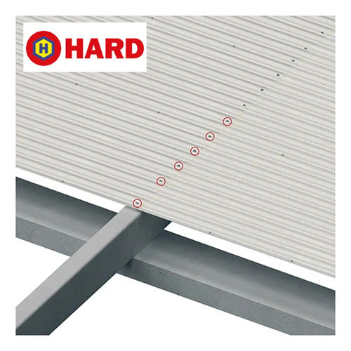 Parafuso Brocante Costura Hard 6mm Hexagonal Hardseal/durs – 100 Peças – foto 5
