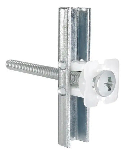 Bucha Strap Toggle 3/8 X4 Zincado Branco Hard – 25 Peças – foto 1