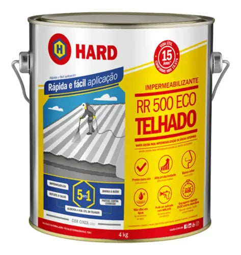 Impermeabilizante Hard Rr 500 Eco Telhado 20kg – foto 1