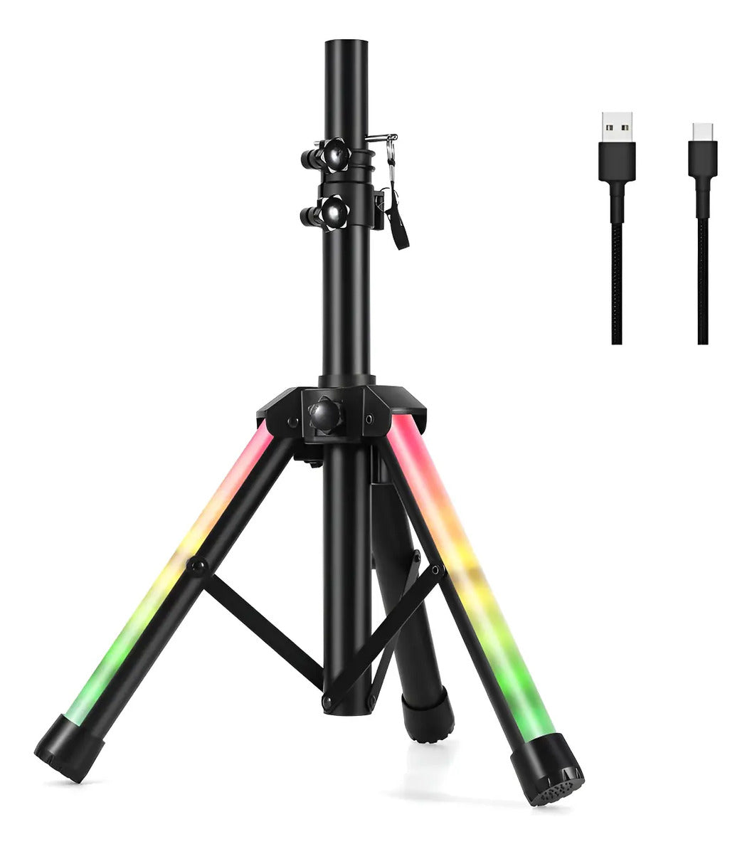 Suporte Tripé com Iluminação RGB para Caixa de Som Oberon OR-SP101