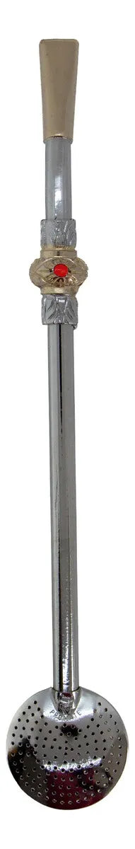 Kit Cuia Bomba Chupeta Dupla C/ Suporte Trabalhado Promate