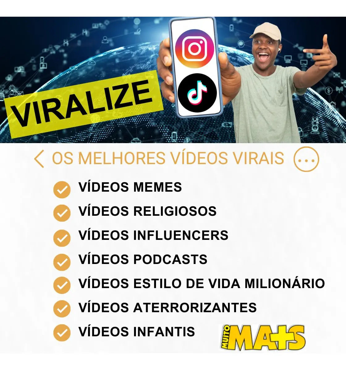 +20 Mil Vídeos Cortes Virais Para Tiktok + Brindes