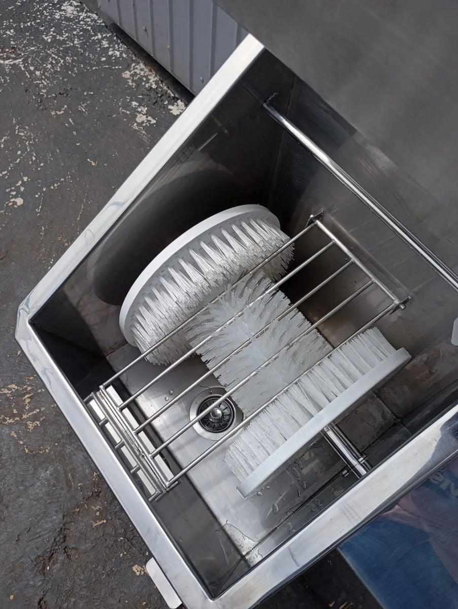 Lavador de Botas e Mãos Acoplado Manual Industrial Inox 304