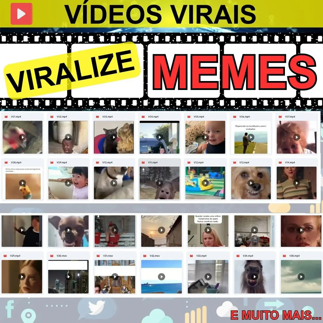 +20 Mil Vídeos Cortes Virais Para Tiktok + Brindes