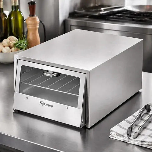 Forno Industrial Médio Inox C/ Tampa De Vidro Bp Fast Gourme