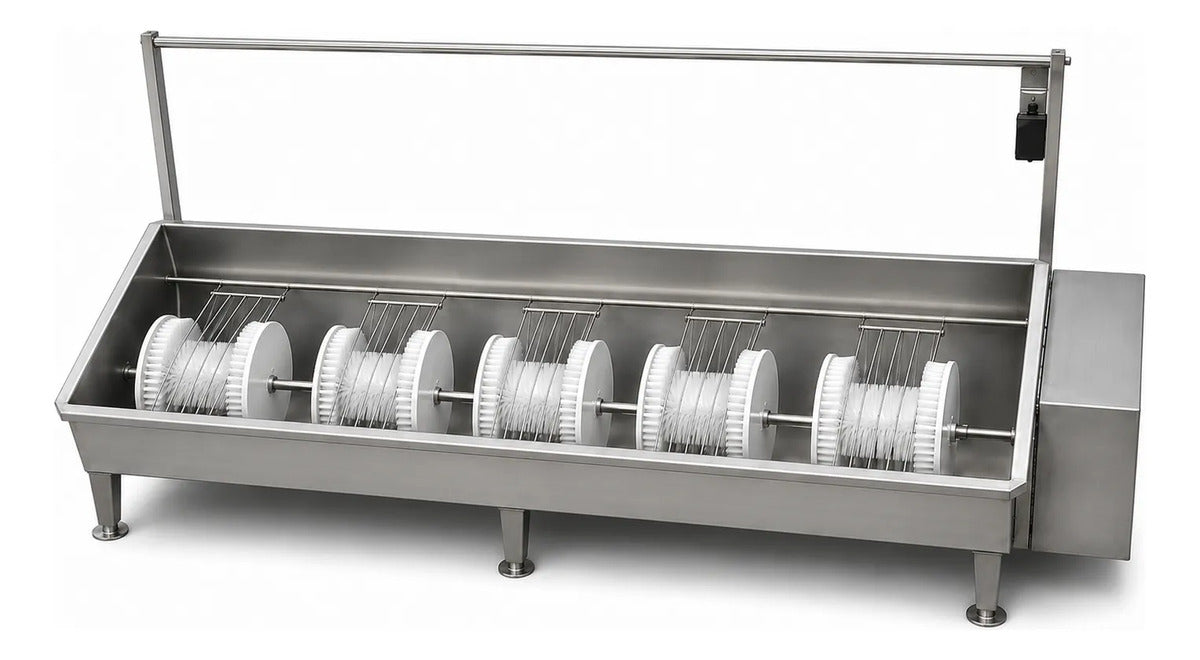 Lavador Automático De Botas 5 Escovas Industrial Inox