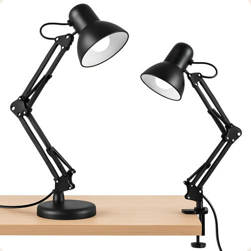Luminária de Mesa Articulada com Conexão E27 40W Luatek LK-779