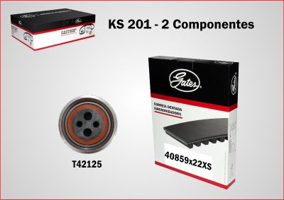 Kit Sincronizadora Gates KS-201 Fiat Strada/Siena/Palio/Idea/Palio Weekend/Fiorino/Uno