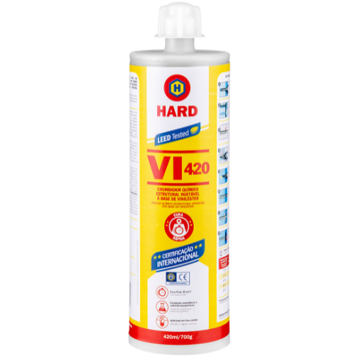 Chumbador Químico Hard VI 420 Viniléster 420 ml – foto 5
