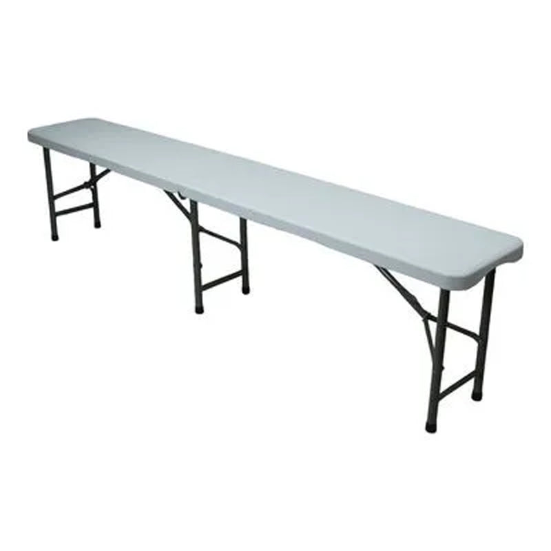 Banco Dobrável Picnic Robust Bench com Alça Lateral Branco