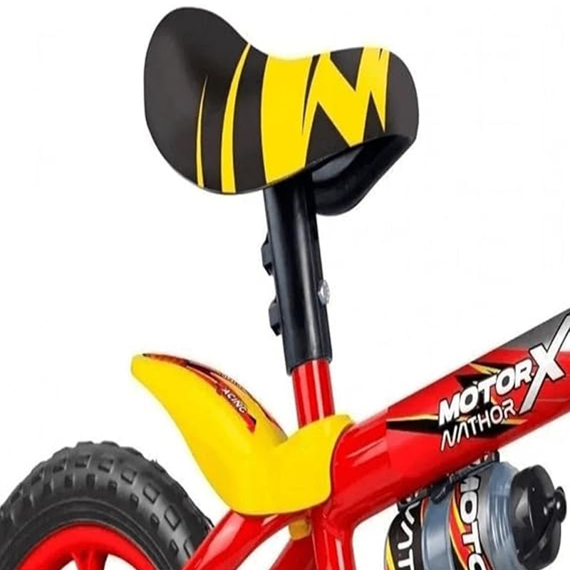 Bicicleta Infantil Aro 12 Nathor Motor X com Rodinhas