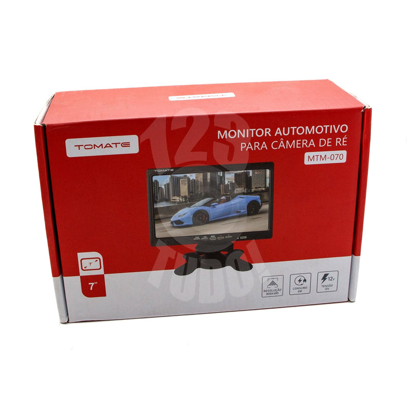 Monitor Automotivo Para Camera Re 7" Tomate