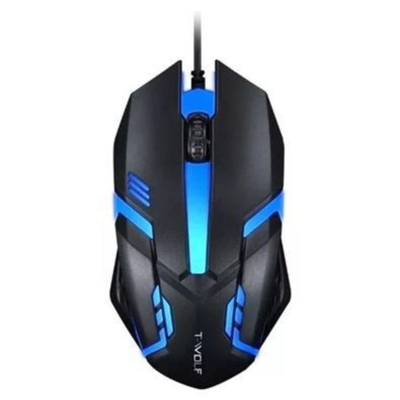 Mouse  Optico Gamer Rgb 1200 DPI Com Fio Tomate