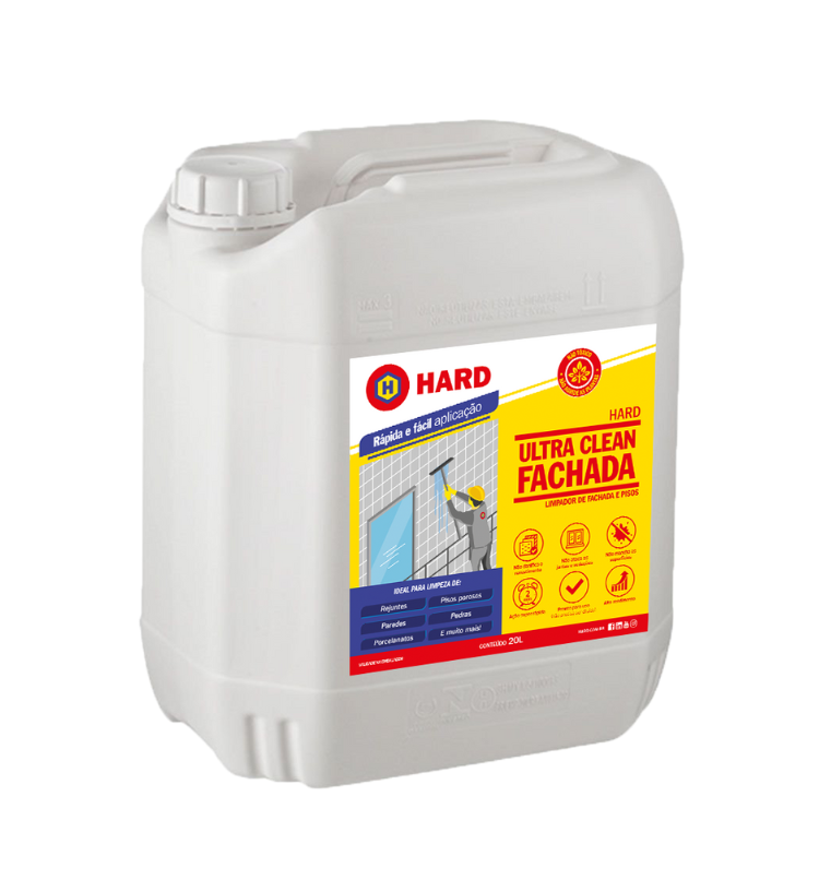 Detergente Hard Ultra Clean Fachada 20 L – Limpeza Pós-obra – foto 6