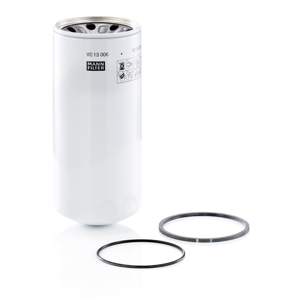 Elemento Filtrante Óleo Hidráulico Mann-filter WD13006X Case Mxm 135 4X4/Mxm 150 4X4