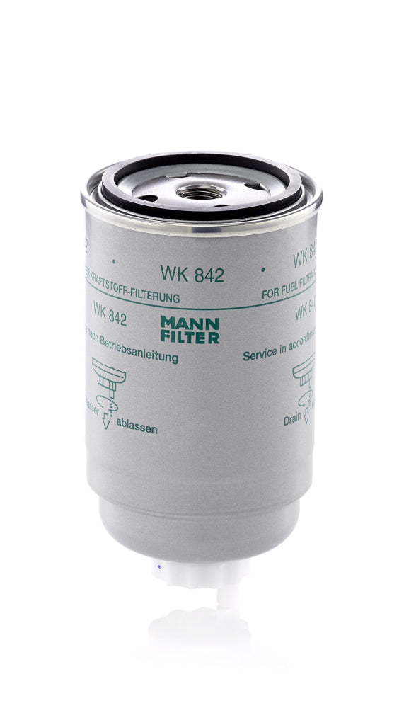 Filtro Blindado Combustível Mann-filter WK842 Massey Ferguson MF 297/MF 660 4X4/MF 290 4X2/MF 297 4X4/MF 299 4X4/MF 290 4X4/MF 610/MF 38/MF 630 4X4