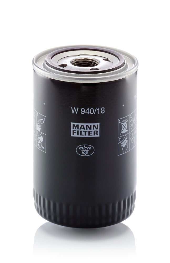 Filtro Blindado Óleo Lubrificante Mann-filter W940/18 VW 7-90 P/6-90/6-90 P/6-90 S/7-90 S