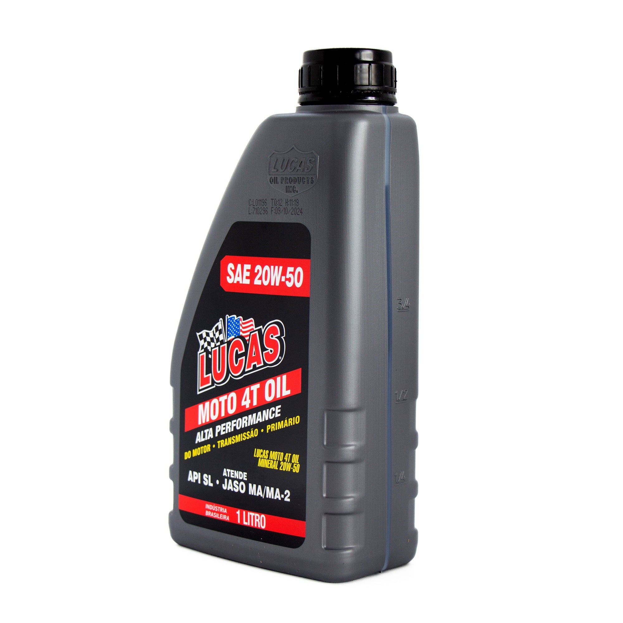 Óleo Lubrificante De Motor Mineral Lucas Oil 20w50 Api Sl