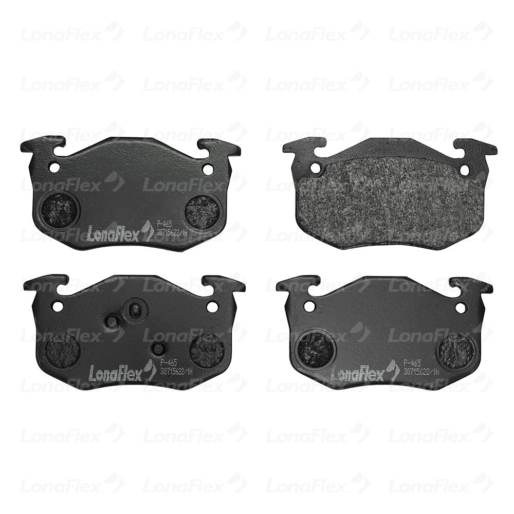 Pastilha de Freio Traseira Fras-le P-465 Peugeot 306 Hatch (7A, 7C, N3, N5)/207 SW (WK_)/207 (WA_, WC_)/306 (7B, N3, N5)/306 Break (7E, N3, N5)