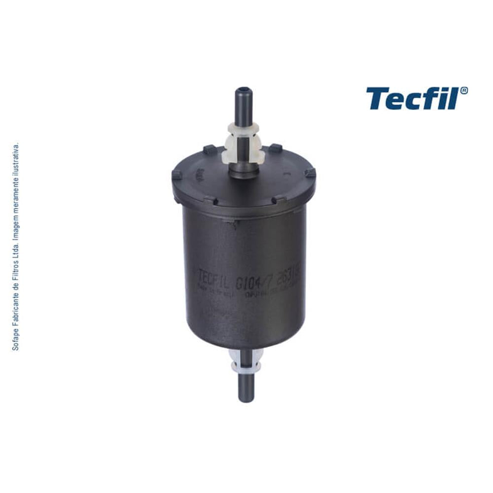 Filtro de Combustível Tecfil GI04/7 GM Onix Plus/Meriva/Classic/Onix, Toyota Corolla/Hilux, Fiat Fiorino/Strada/Palio/Doblo/Linea