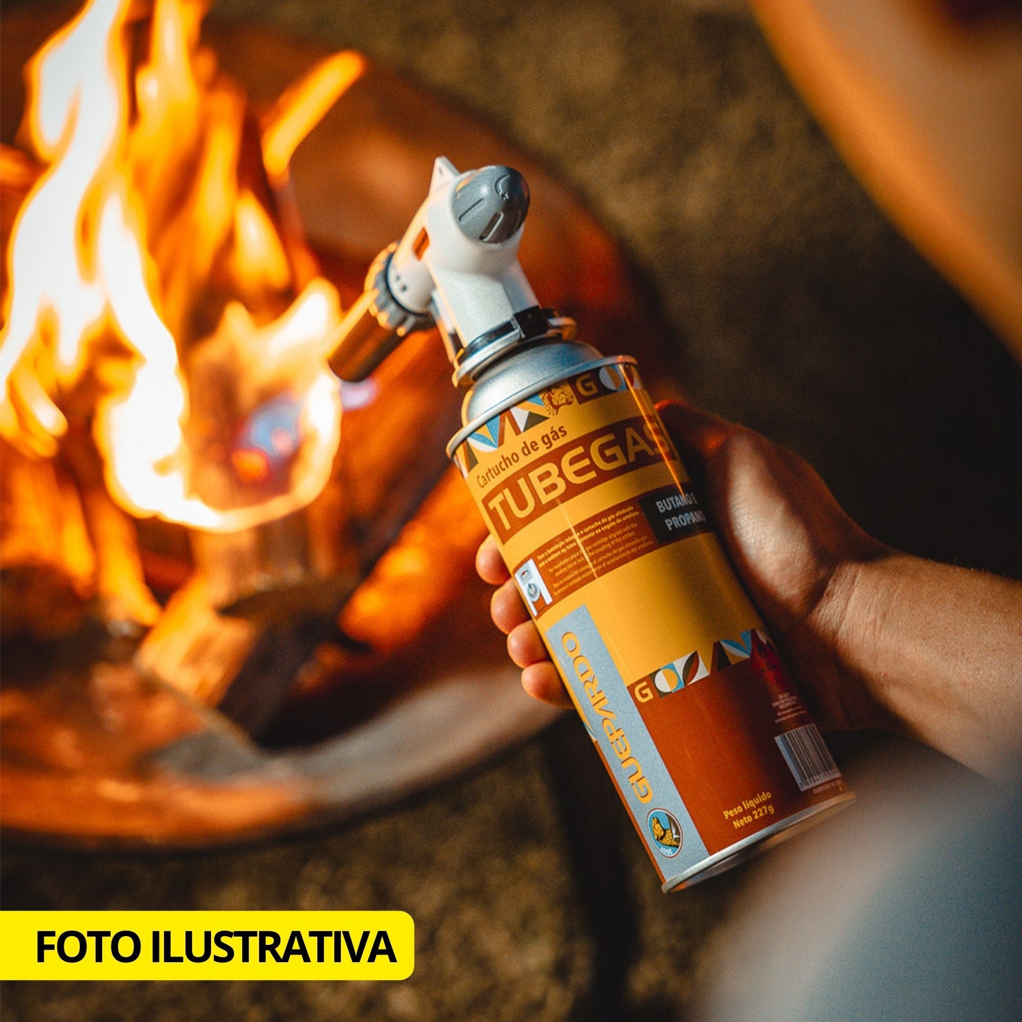 4 Latas Kit Gás Butano Refil Para Maçarico Fogão Portatil