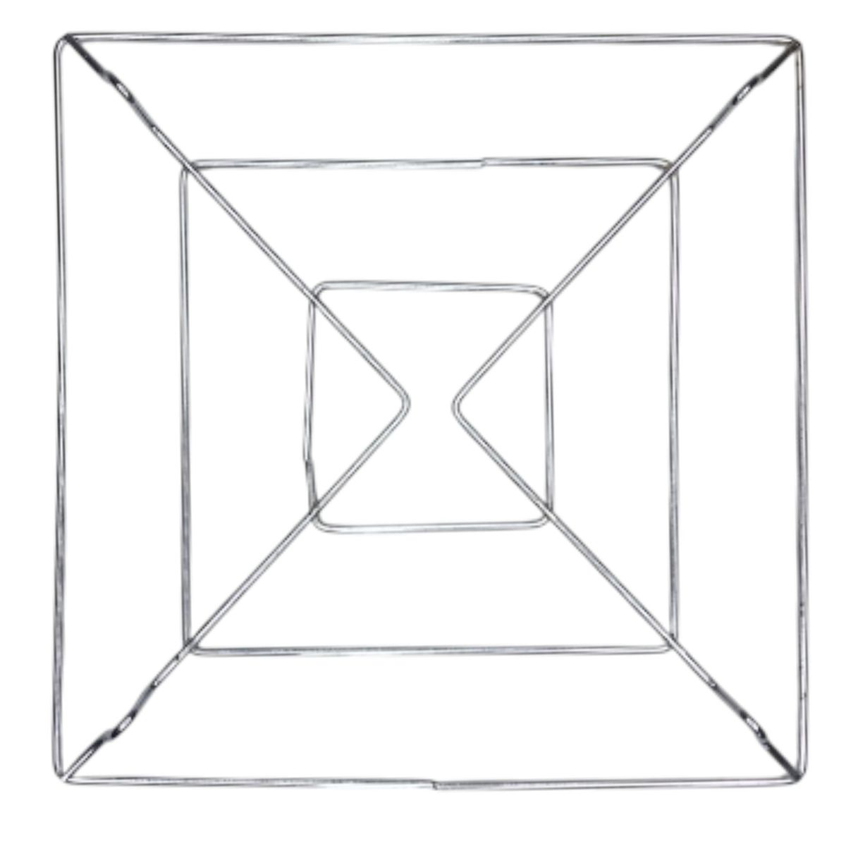 Descanso de Panela Quadrado de Metal 18x18cm