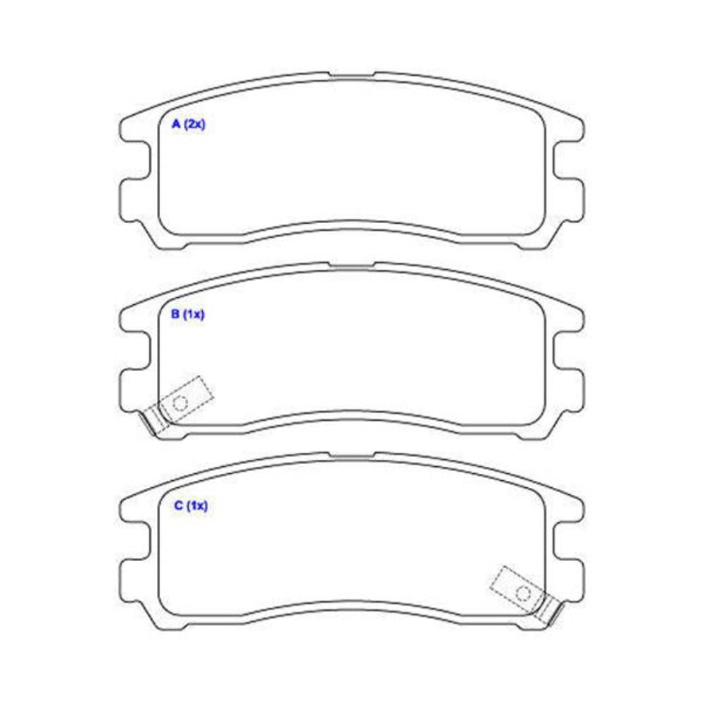 Pastilha de Freio Syl 2313 Mitsubishi Pajero/Eclipse/Galant